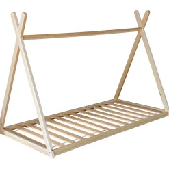 Lit tipi pour enfant 190x90cm en bois VALENTIN - HAPPY GARDEN