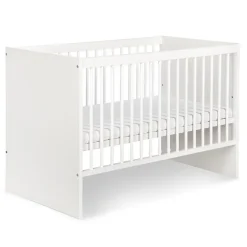 Lit évolutif Bébé Convertible En Lit Enfant Blanc 140x70