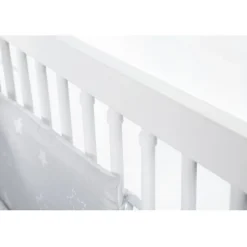 Lit évolutif Bébé Convertible En Lit Enfant Blanc 140x70