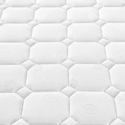 Lit 140x200 cm avec rangement sous-lit et tête de lit capitonnée en velours vert, cadre bois massif