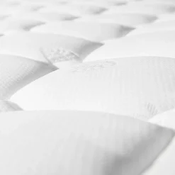 Lit 90x200 cm avec tête de lit rembourrée en lin gris, sommier à lattes inclus et pieds noirs, design sobre