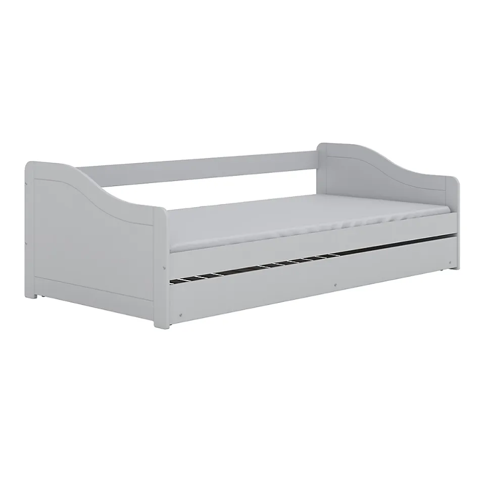 Lit 90x200 sommier et tiroir inclus Kocot Kids Allison Blanc