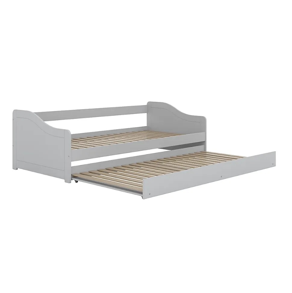 Lit 90x200 sommier et tiroir inclus Kocot Kids Allison Blanc