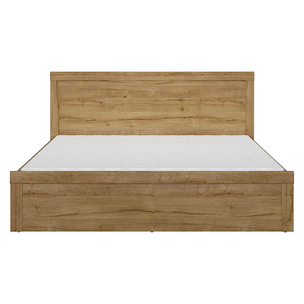 Lit 180x200 sommier et tiroirs inclus Hella Bois