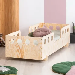 Lit 90x190 sommier inclus Anaïs Bois