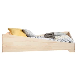 Lit 90x190 sommier inclus Solène Bois