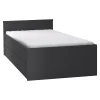 Lit 90x200cm avec lit gigogne Vox Young User Noir