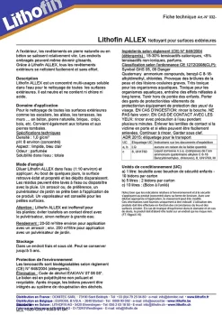 Lithofin allex 1l - Gamme professionnelle