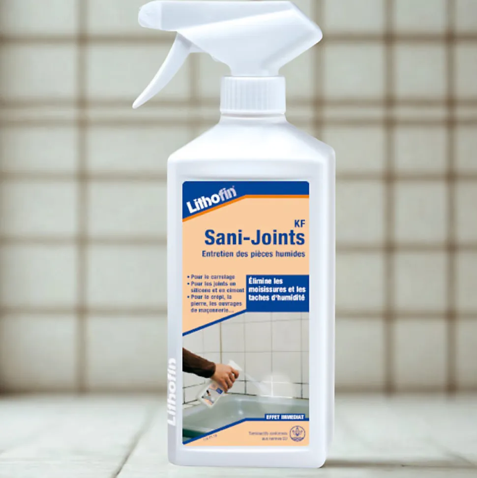 Lithofin KF SANI-JOINTS 500 ML 500ml - Nettoyage Intensif Des Joints 1L