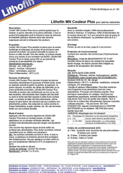 Lithofin mn couleur plus 5l - Gamme professionnelle