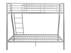 Lits superposés ELEVATIO IV - 90 et 140 x 190 cm - Acier - Argent