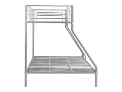 Lits superposés ELEVATIO IV - 90 et 140 x 190 cm - Acier - Argent