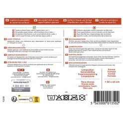 Lot 2 chamoisines mobilier intérieur Starwax 50 x 40 cm jaune