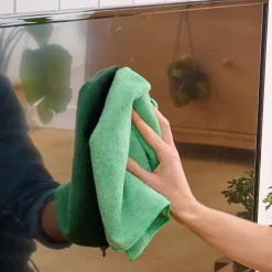 Lot 5 chiffons de nettoyage microfibre GoodHome multicouleur L.40 x l.38cm