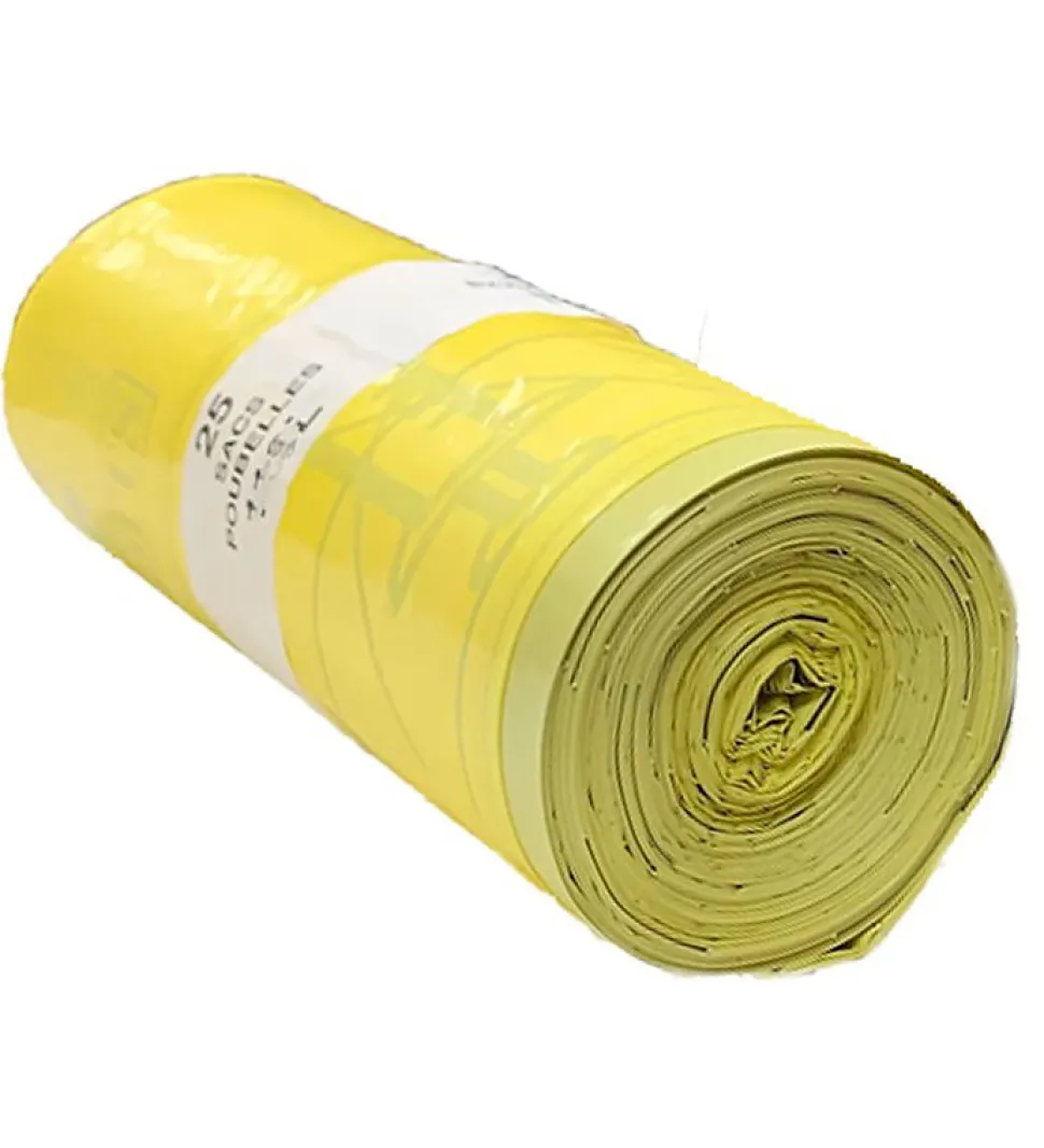 Lot 500 Sacs DASRI Jaune pour déchets à risques infectieux 15L 20L 100L Litres Taille - 100L-DASRI
