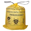 Lot 500 Sacs DASRI Jaune pour déchets à risques infectieux 15L 20L 100L Litres Taille - 15L-DASRI