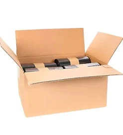 Lot 500 sacs poubelle à déchet Rouleaux de 20L 30L 50L 100L 110L 130L Litres Taille - 130L-NOIR