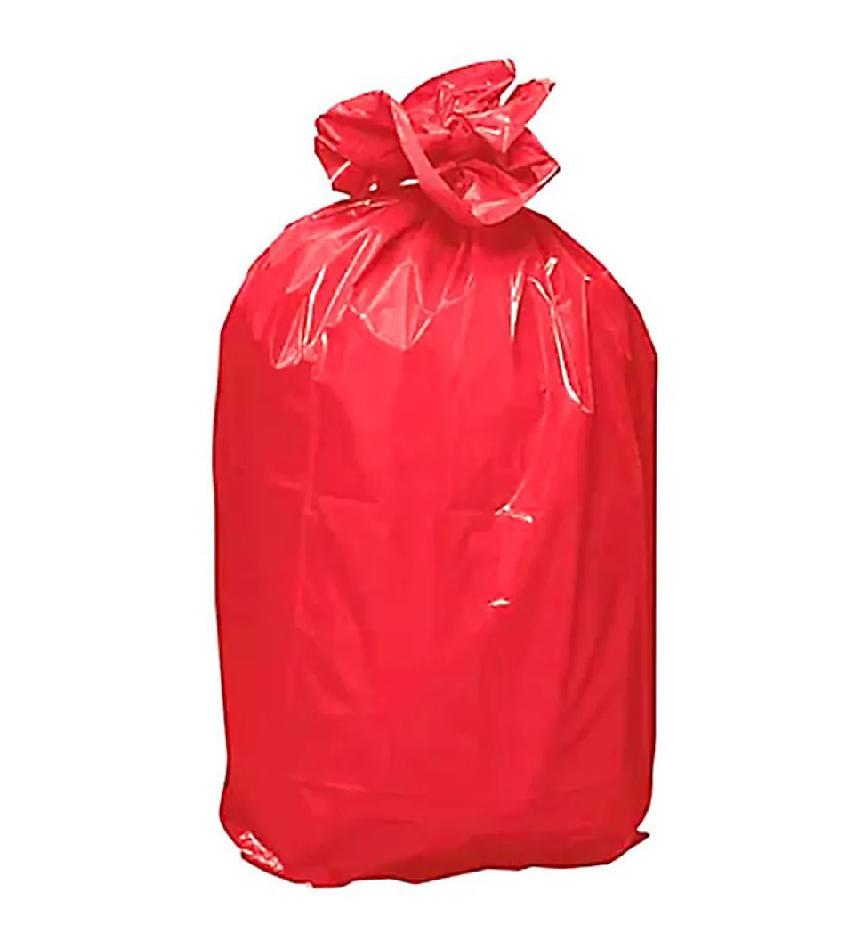 Lot 500 sacs poubelle à déchet Rouleaux de 20L 30L 50L 100L 110L 130L Litres Taille - 50L-ROUGE