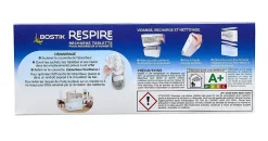 Lot 4 tablettes pour absorbeur d'humidité Respire Bostik 25m²