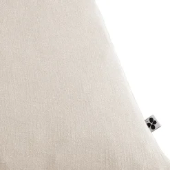 Lot 2 taies d'oreillers 60x60 cm double gaze de coton écru - PEPA 1