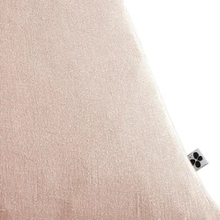 Lot 2 taies d'oreillers 60x60 cm double gaze de coton rose - PEPA 1