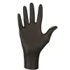 Lot de 5 boites de 100 gants en nitrile jetables - non poudrés - Taille M - Noir - Vivezen