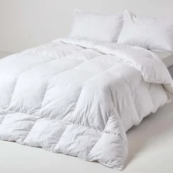 Lot de 2 couettes 4 saisons 200 x 200 cm en duvet et plumes de canard 9 + 4.5 Tog - HOMESCAPES