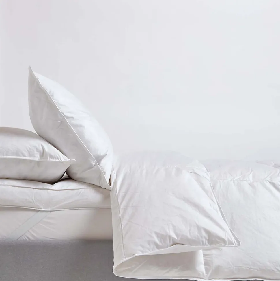 Lot de 2 couettes 4 saisons 260 x 220 cm en duvet et plumes d'oie 9 + 4.5 Tog - HOMESCAPES