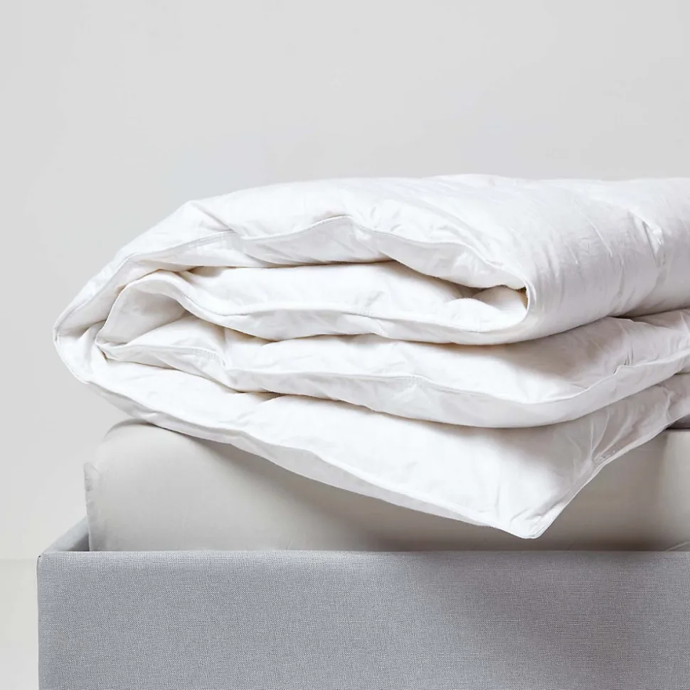 Lot de 2 Couettes de Luxe 4 saisons en duvet de canard 9 + 4.5 Tog, 135 x 200 cm - HOMESCAPES