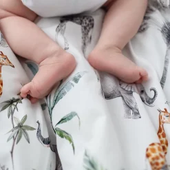 Lot de 3 Draps housses couffin en coton Safari