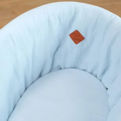 Lot de 3 Draps housses couffin en gaze de coton Uni