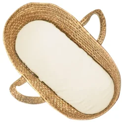 Lot de 3 Draps housses couffin en gaze de coton Pastel