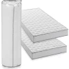 Lot de 2 matelas - 90 x 190 cm - Mousse - 14 cm - 5 zones de confort - DEKO DREAM - Hahtuva