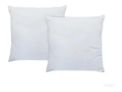 Lot de 2 oreillers - 60 x 60 cm de DREAMEA - 600 gr - MARIN