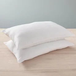 Lot de 2 oreillers 45 x 70 cm Blanrêve Gamme "Douceur" traité Anti Acarien Soft & care