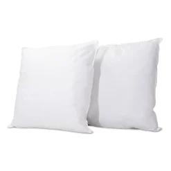 Lot de 2 oreillers Alaska 60x60 cm Fibres creuses polyester