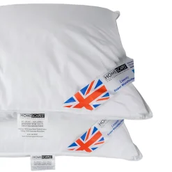 Lot de 2 oreillers en microfibre, 50 x 75 cm - HOMESCAPES