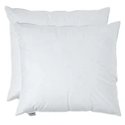 Lot de 2 oreillers en plumes et duvet d'oie, 60 x 70 cm - HOMESCAPES