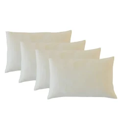 Lot de 4 oreillers Flocons 30x50 cm Mémoire de forme