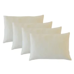Lot de 4 oreillers Flocons 50x70 cm Mémoire de forme