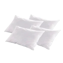 Lot de 4 oreillers Luxotel 40x60 cm Fibres creuses polyester