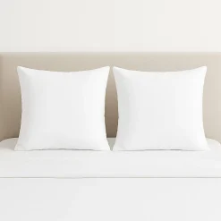 Lot De 2 Oreillers Microfibre Moelleux - 60 X 60 - Toutes Saisons - 37203