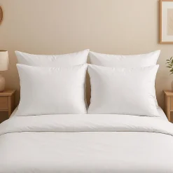 Lot de 4 oreillers moelleux anti acariens - 60 x 60 - 7170