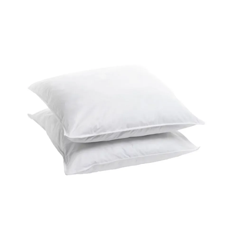 Lot de 2 oreillers Souple 60x60cm SENSATION DUVET Gonflant