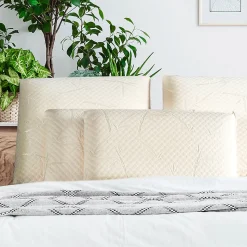 Lot de 2 oreillers Sérénité 60x60 cm Mémoire de forme