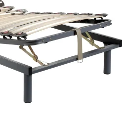 Lot de 4 pieds de lit à visser pour sommier tapissier couleur noir - Hauteur 40 cm x diamètre 5 cm, pas de vis de 10 mm