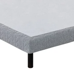 Lot de 4 pieds de lit à visser pour sommier tapissier couleur noir - Hauteur 40 cm x diamètre 5 cm, pas de vis de 10 mm