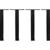 Lot de 4 pieds pour sommier cadre à lattes - Noir - APRANO de YSMÉE