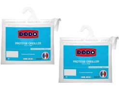 Lot de 2 protège oreillers DODO absorbant - 65x65cm - ULTRA CONFORT