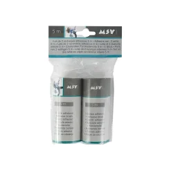 Lot de 2 recharges adhesives 5m MSV